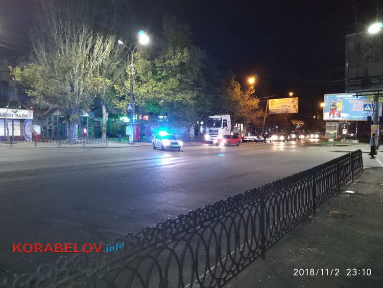 Ночью в Корабельном районе Николаева транспортировали "ветряки" 9