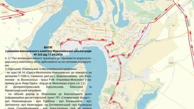 До уваги водіїв великовантажних транспортних засобів: схема проїзду по м.Миколаєву | Корабелов.ИНФО