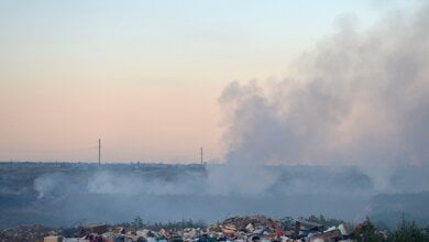 Третий раз с начала лета горит свалка в Витовском районе под Николаевом (видео) | Корабелов.ИНФО image 1