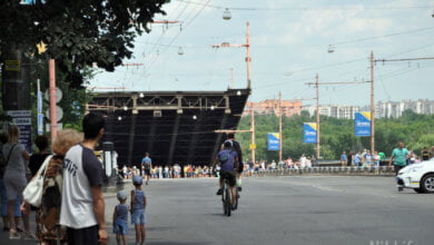 Картина дня: развод мостов и величие военных суден. Ещё одна достопримечательность нашего города | Корабелов.ИНФО