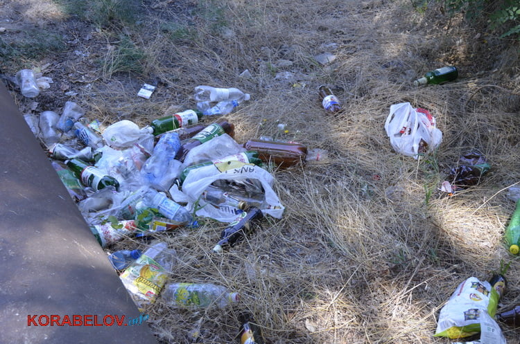 «Ой, це менталітет такий». Відпочиваючі на пляжі в Корабельному повільно перетворюють його на сміттєзвалище (ВІДЕО) | Корабелов.ИНФО image 14