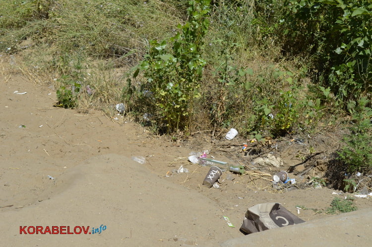 «Ой, це менталітет такий». Відпочиваючі на пляжі в Корабельному повільно перетворюють його на сміттєзвалище (ВІДЕО) | Корабелов.ИНФО image 7