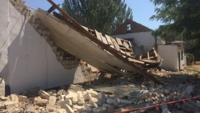 Через 3 часа после визита комиссии в вечернюю школу в Корабельном районе рухнула стена спортзала (ВИДЕО) | Корабелов.ИНФО image 1