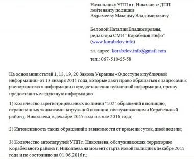 Реформа полиции или дорогая реорганизация ГАИ? Анализ работы николаевских патрульных на примере Корабельного района | Корабелов.ИНФО image 3