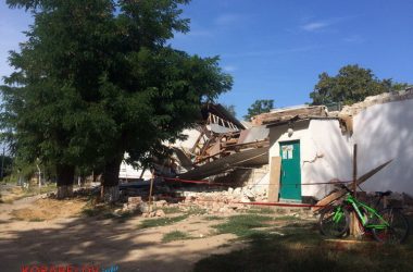 Через 3 часа после визита комиссии в вечернюю школу в Корабельном районе рухнула стена спортзала (ВИДЕО) | Корабелов.ИНФО image 3