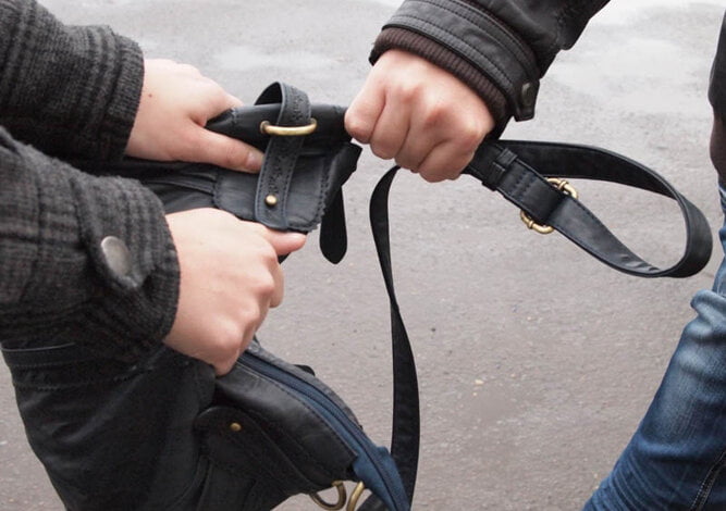 У девушки в Корабельном районе средь бела дня вырвали сумку | Корабелов.ИНФО