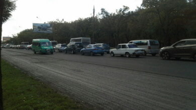 Через ремонт дороги знову був затор на Широкобальському мосту | Корабелов.ИНФО image 1