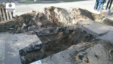 Поліція просить повідомляти про пошкодження дорожньої інфраструктури | Корабелов.ИНФО