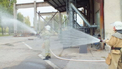 В ДП «СК «Ольвія» (ДП «СМП «Октябрьск») тренувалися гасити умовну пожежу | Корабелов.ИНФО image 1