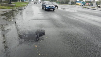 Cвежеотремонтированный пр. Богоявленский: лужи-озера и окопы | Корабелов.ИНФО image 1