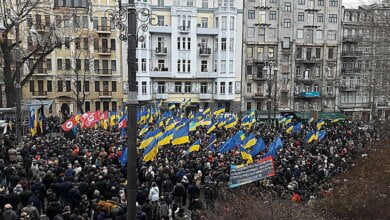 В Киеве сторонники Саакашвили устроили митинг – они выступают за перевыборы Верховной Рады | Корабелов.ИНФО