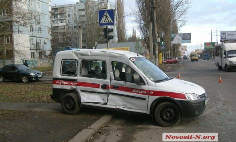 В Николаеве столкнулись «скорая» и рейсовый автобус | Корабелов.ИНФО image 1