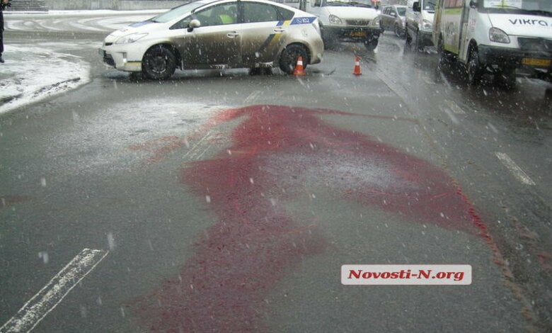 Сбитый в центре Николаева пешеход умер в машине скорой помощи | Корабелов.ИНФО