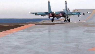 "Выкатился за пределы палубы и упал в воду" - минобороны России о потере 2-го истребителя с «Адмирала Кузнецова» | Корабелов.ИНФО