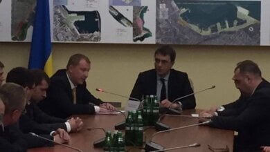 "Я не хочу більше червоніти за АМПУ". Володимир Омелян представив колективу в.о. Голови ДП Райвіса Вецкаганса (ВІДЕО) | Корабелов.ИНФО