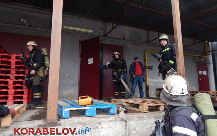 Спасатели из ГПСЧ Корабельного района отработали учения по тушению пожара в супермаркете "Фуршет" | Корабелов.ИНФО image 1