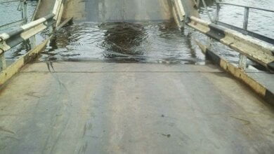 У Вітовському районі провалився міст | Корабелов.ИНФО