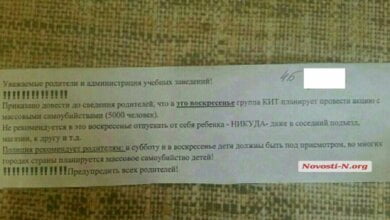 В школах Николаева предупреждают о планируемой волне суицида 5-ти тысяч подростков | Корабелов.ИНФО