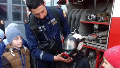 Першокласники побували у  Державній пожежно-рятувальній частині по охороні Корабельного району | Корабелов.ИНФО image 1