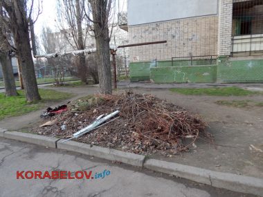 "Жить на свалке не хотелось бы», - жители Корабельного о множестве куч прошлогодней листвы и другого мусора по району | Корабелов.ИНФО image 4