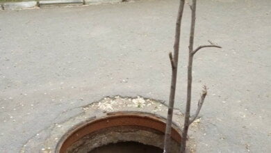 В открытый люк на территории школы в Корабельном районе провалилась коляска с ребенком | Корабелов.ИНФО image 3