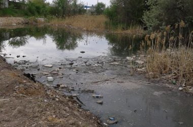В озеро с канализацией, в котором погряз автомобиль, снова сливают нечистоты. Жители Корабельного района бьют тревогу | Корабелов.ИНФО image 2