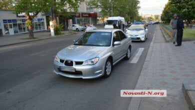На центральном проспекте в Николаеве автомобиль сбил пешехода на переходе | Корабелов.ИНФО