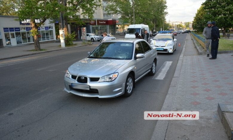 На центральном проспекте в Николаеве автомобиль сбил пешехода на переходе | Корабелов.ИНФО