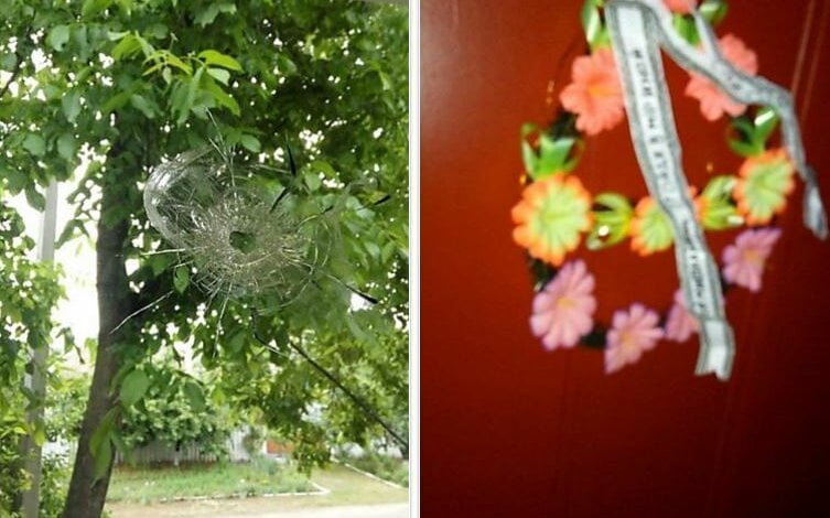 На Николаевщине неизвестные обстреляли дом депутата горсовета, а на дверь повесили похоронный венок | Корабелов.ИНФО