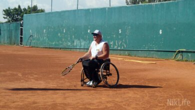 При жаре и с разбитой инфраструктурой: в Николаеве презентовали большой теннис для колясочников | Корабелов.ИНФО image 1