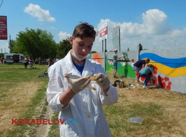 "Чтобы смотрел, и хотелось улыбаться!" Школьники разукрасили забор в Корабельном районе яркими рисунками | Корабелов.ИНФО image 9