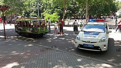 В Николаеве полицейские изъяли детский электротрамвай и девять машинок, которые катали детей | Корабелов.ИНФО