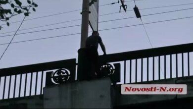 Девушка спасла любимого, пытавшегося покончить с собой, прыгнув с моста в Николаеве (видео) | Корабелов.ИНФО