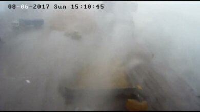 Опубликовано видео урагана в порту "Ольвия". В результате стихии произошло неконтролируемое перемещение 7-ми кранов | Корабелов.ИНФО image 2