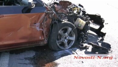 На трассе под Николаевом пьяный водитель на «Мазде» врезался в фуру и пытался сбежать | Корабелов.ИНФО