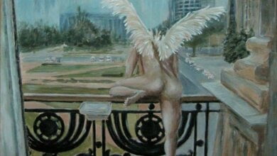 Побег Сенкевича от полиции через балкон вдохновил николаевскую художницу на написание картины | Корабелов.ИНФО