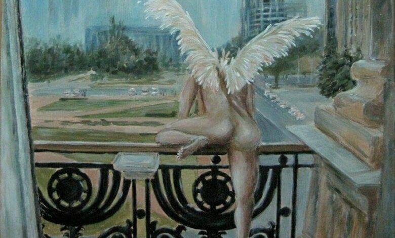 Побег Сенкевича от полиции через балкон вдохновил николаевскую художницу на написание картины | Корабелов.ИНФО