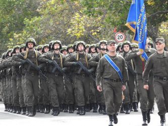 Военный парад, 300-метровый флаг, открытие мемориала погибшим участникам АТО: День защитника Украины в Николаеве | Корабелов.ИНФО image 21