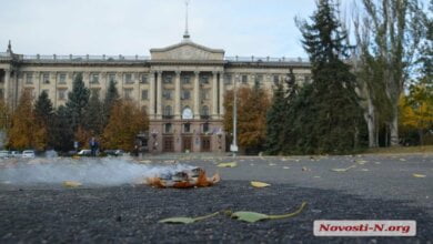 Магический обряд очищения города от «нечисти» провели в Николаеве на бывшей площади Ленина (видео) | Корабелов.ИНФО