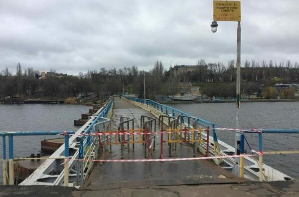 Запрещено движение по Ингульскому пешеходному мосту в Николаеве | Корабелов.ИНФО image 1