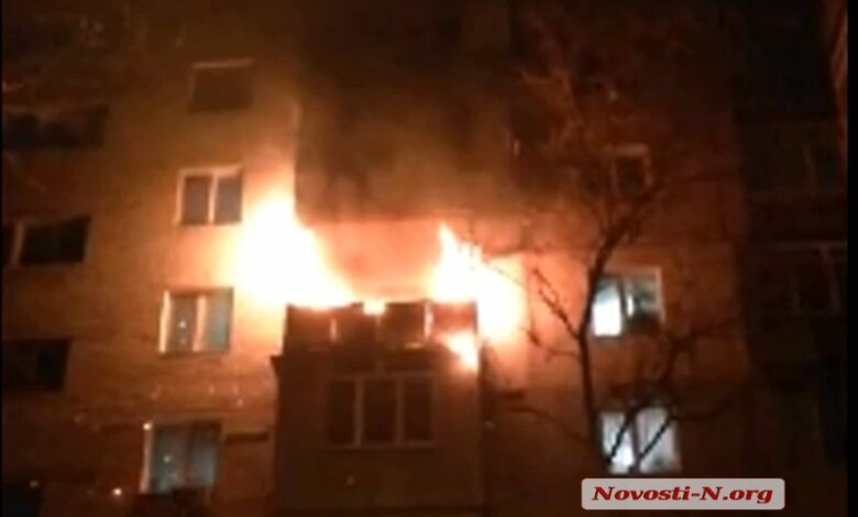 Из-за новогодней гирлянды загорелась квартира в николаевской девятиэтажке | Корабелов.ИНФО