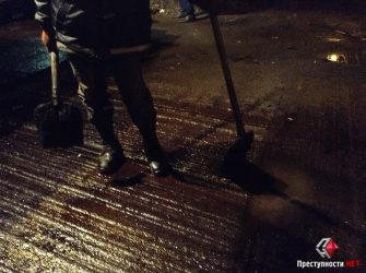 «Куда деваться? Асфальт стынет»: в Николаеве за 9,5 млн гривен под покровом ночи и в дождь ремонтировали дорогу | Корабелов.ИНФО image 2