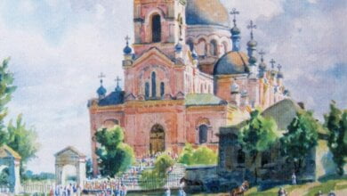 Немецкий художник в 1941 году нарисовал Богоявленскую церковь | Корабелов.ИНФО image 3