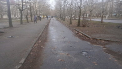 Наносы песка, грязи и гниющих листьев вдоль дорог не радуют жителей Корабельного района | Корабелов.ИНФО image 1