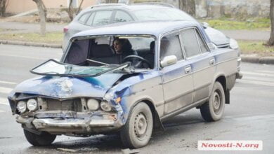 Видео ДТП с тремя автомобилями в Николаеве: пострадала женщина-пассажир | Корабелов.ИНФО image 1