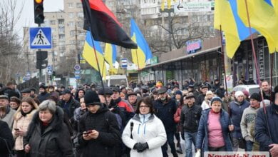 Марш за "народный импичмент" Порошенко прошел и в Николаеве (ВИДЕО) | Корабелов.ИНФО image 1