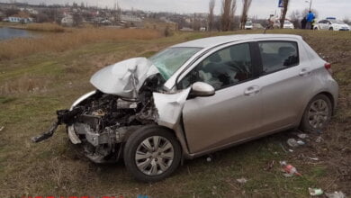 От удара "УАЗика" в Корабельном районе "Тойота" вылетела в кювет | Корабелов.ИНФО image 1