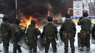 В Киеве полиция зачистила МихоМайдана: есть раненые. ВИДЕО | Корабелов.ИНФО image 1