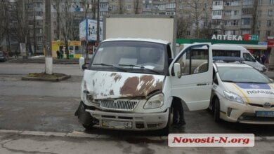 В Николаеве пьяный водитель на «Газели» устроил ДТП с тремя автомобилями | Корабелов.ИНФО image 1