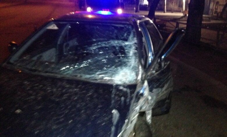 Ночью в Николаеве в лобовую столкнулись "Mercedes" и "Honda". ВИДЕО с регистратора | Корабелов.ИНФО